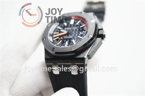 Audemars Piguet Royal Oak Offshore Diver 15707 1:1 Best Edition Ceramic 42mm Rubber Strap A3120