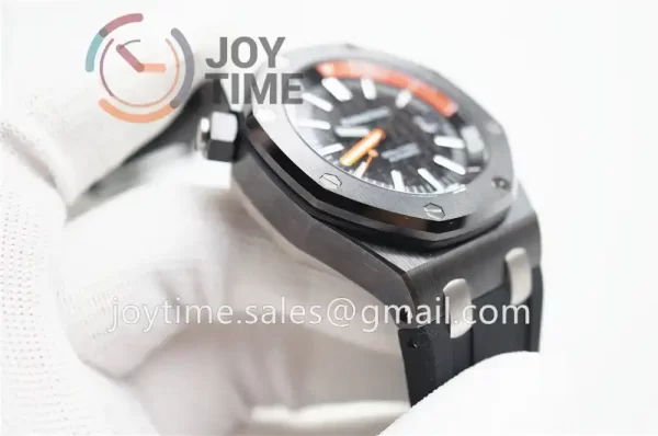 Audemars Piguet Royal Oak Offshore Diver 15707 1:1 Best Edition Ceramic 42mm Rubber Strap A3120