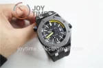 Audemars Piguet Royal Oak Offshore Diver 15706 1:1 Best Edition Carbotech 42mm Ceramic Bezel Rubber Strap A3120