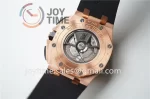 Audemars Piguet Royal Oak Offshore 44mm 1:1 Best Edition RG Ceramic Bezel Rubber Strap A3126