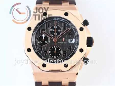 Audemars Piguet Royal Oak Offshore 42mm 1:1 Best Edition RG Leather Strap A3126