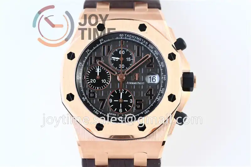 Audemars Piguet Royal Oak Offshore 42mm 1:1 Best Edition RG Leather Strap A3126