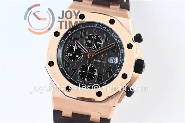 Audemars Piguet Royal Oak Offshore 42mm 1:1 Best Edition RG Leather Strap A3126