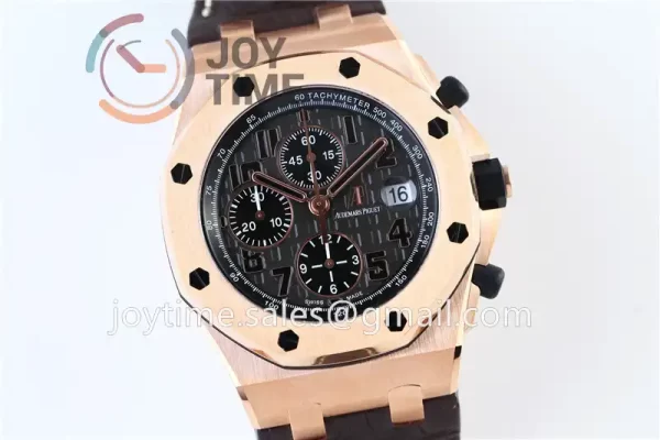 Audemars Piguet Royal Oak Offshore 42mm 1:1 Best Edition RG Leather Strap A3126