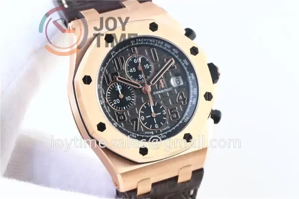 Audemars Piguet Royal Oak Offshore 42mm 1:1 Best Edition RG Leather Strap A3126