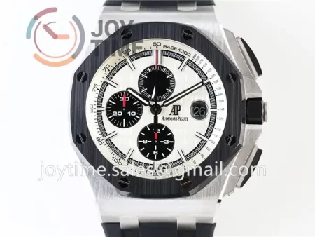 Audemars Piguet Royal Oak Offshore 44mm 1:1 Best Edition SS Ceramic Bezel Rubber Strap A3126