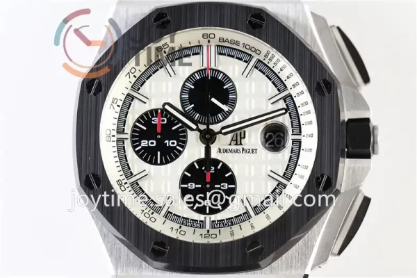 Audemars Piguet Royal Oak Offshore 44mm 1:1 Best Edition SS Ceramic Bezel Rubber Strap A3126