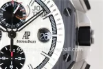 Audemars Piguet Royal Oak Offshore 44mm 1:1 Best Edition SS Ceramic Bezel Rubber Strap A3126