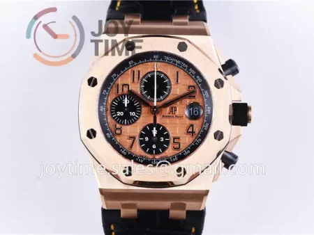 Audemars Piguet Royal Oak Offshore 42mm 1:1 Best Edition RG Leather Strap A3126