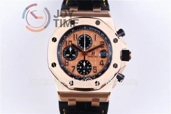 Audemars Piguet Royal Oak Offshore 42mm 1:1 Best Edition RG Leather Strap A3126