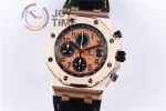 Audemars Piguet Royal Oak Offshore 42mm 1:1 Best Edition RG Leather Strap A3126