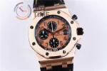 Audemars Piguet Royal Oak Offshore 42mm 1:1 Best Edition RG Leather Strap A3126