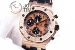 Audemars Piguet Royal Oak Offshore 42mm 1:1 Best Edition RG Leather Strap A3126