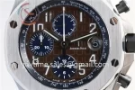 Audemars Piguet Royal Oak Offshore 42mm 1:1 Best Edition SS Leather Strap A3126