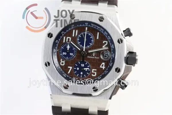 Audemars Piguet Royal Oak Offshore 42mm 1:1 Best Edition SS Leather Strap A3126