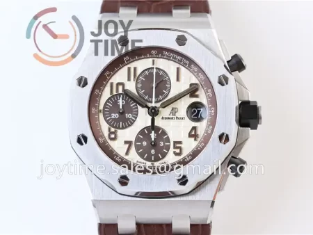 Audemars Piguet Royal Oak Offshore 42mm 1:1 Best Edition SS Leather Strap A3126