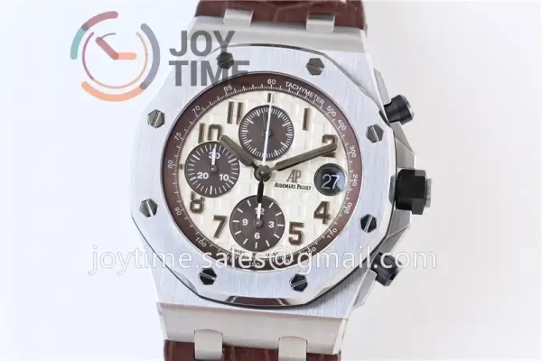 Audemars Piguet Royal Oak Offshore 42mm 1:1 Best Edition SS Leather Strap A3126