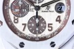 Audemars Piguet Royal Oak Offshore 42mm 1:1 Best Edition SS Leather Strap A3126