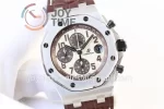 Audemars Piguet Royal Oak Offshore 42mm 1:1 Best Edition SS Leather Strap A3126