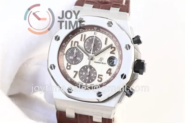 Audemars Piguet Royal Oak Offshore 42mm 1:1 Best Edition SS Leather Strap A3126