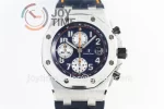 Audemars Piguet Royal Oak Offshore 42mm 1:1 Best Edition SS Leather Strap A3126