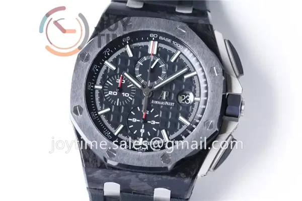 Audemars Piguet Royal Oak Offshore 44mm 1:1 Best Edition Carbotech Ceramic Bezel Rubber Strap A3126