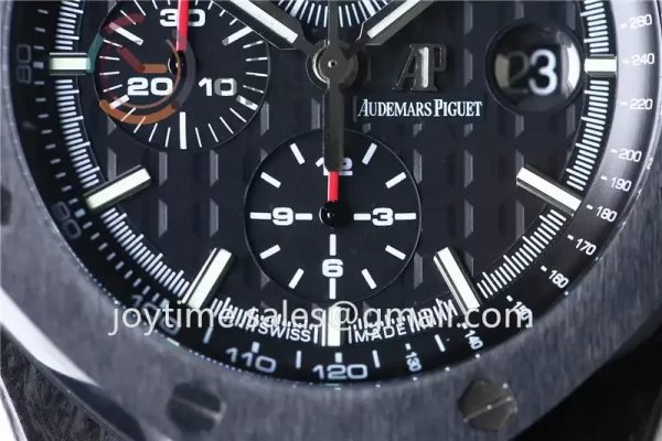 Audemars Piguet Royal Oak Offshore 44mm 1:1 Best Edition Carbotech Ceramic Bezel Rubber Strap A3126