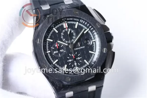 Audemars Piguet Royal Oak Offshore 44mm 1:1 Best Edition Carbotech Ceramic Bezel Rubber Strap A3126