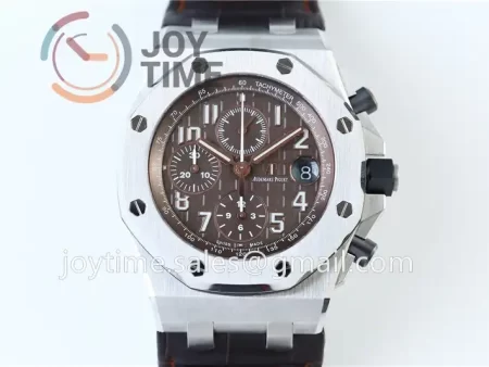 Audemars Piguet Royal Oak Offshore 42mm 1:1 Best Edition SS Leather Strap A3126