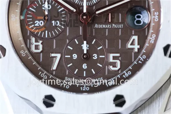 Audemars Piguet Royal Oak Offshore 42mm 1:1 Best Edition SS Leather Strap A3126