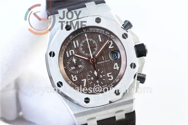 Audemars Piguet Royal Oak Offshore 42mm 1:1 Best Edition SS Leather Strap A3126