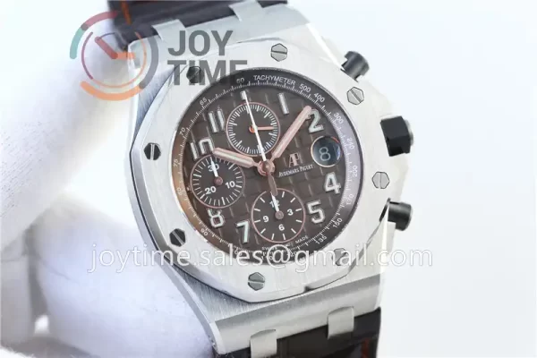 Audemars Piguet Royal Oak Offshore 42mm 1:1 Best Edition SS Leather Strap A3126