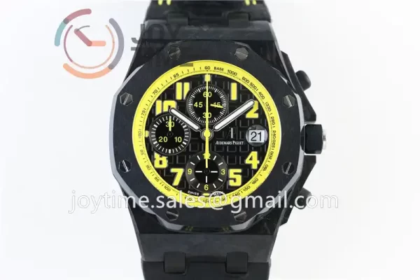 Audemars Piguet Royal Oak Offshore 42mm 1:1 Best Edition Carbotech Ceramic Bezel Leather Strap A3126