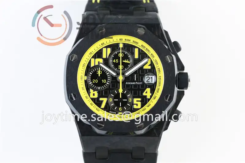 Audemars Piguet Royal Oak Offshore 42mm 1:1 Best Edition Carbotech Ceramic Bezel Leather Strap A3126