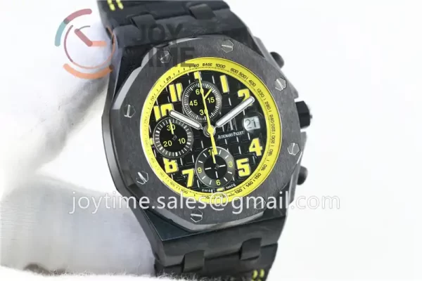 Audemars Piguet Royal Oak Offshore 42mm 1:1 Best Edition Carbotech Ceramic Bezel Leather Strap A3126