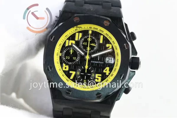 Audemars Piguet Royal Oak Offshore 42mm 1:1 Best Edition Carbotech Ceramic Bezel Leather Strap A3126