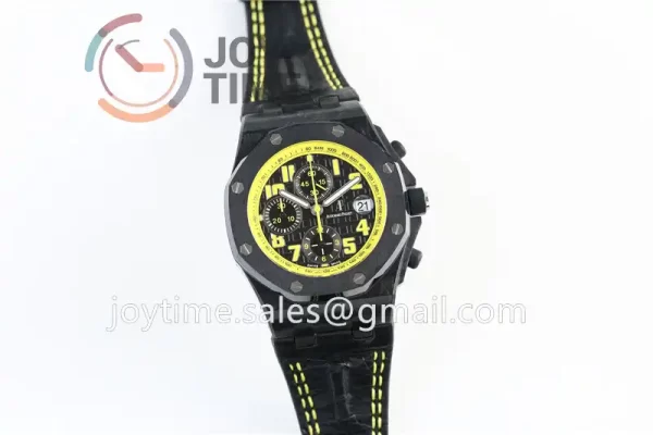 Audemars Piguet Royal Oak Offshore 42mm 1:1 Best Edition Carbotech Ceramic Bezel Leather Strap A3126