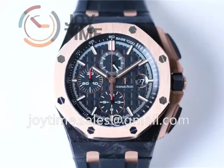 Audemars Piguet Royal Oak Offshore 44mm 1:1 Best Edition Carbotech RG Bezel Rubber Strap A3126