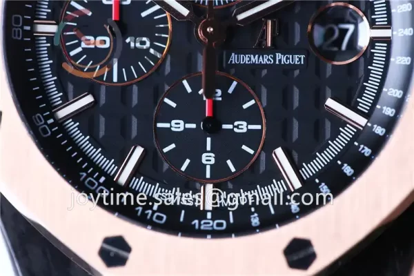 Audemars Piguet Royal Oak Offshore 44mm 1:1 Best Edition Carbotech RG Bezel Rubber Strap A3126