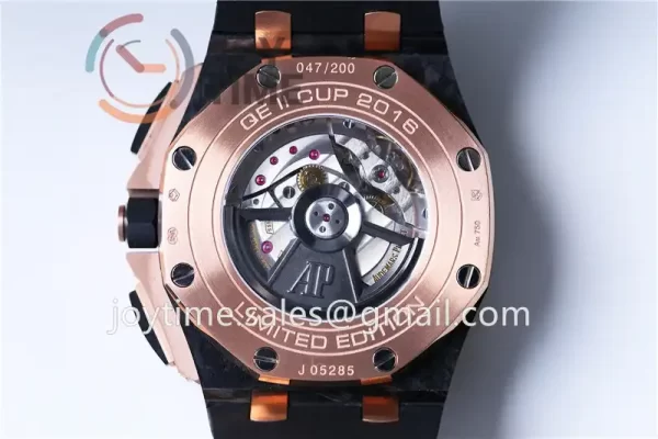 Audemars Piguet Royal Oak Offshore 44mm 1:1 Best Edition Carbotech RG Bezel Rubber Strap A3126