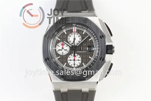 Audemars Piguet Royal Oak Offshore 44mm 1:1 Best Edition Titanium Ceramic Bezel Rubber Strap A3126