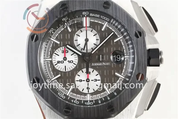 Audemars Piguet Royal Oak Offshore 44mm 1:1 Best Edition Titanium Ceramic Bezel Rubber Strap A3126