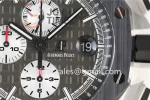 Audemars Piguet Royal Oak Offshore 44mm 1:1 Best Edition Titanium Ceramic Bezel Rubber Strap A3126