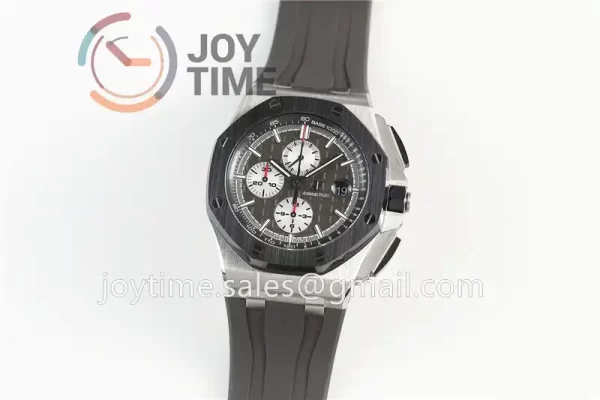 Audemars Piguet Royal Oak Offshore 44mm 1:1 Best Edition Titanium Ceramic Bezel Rubber Strap A3126