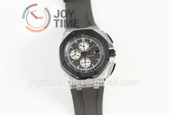 Audemars Piguet Royal Oak Offshore 44mm 1:1 Best Edition Titanium Ceramic Bezel Rubber Strap A3126