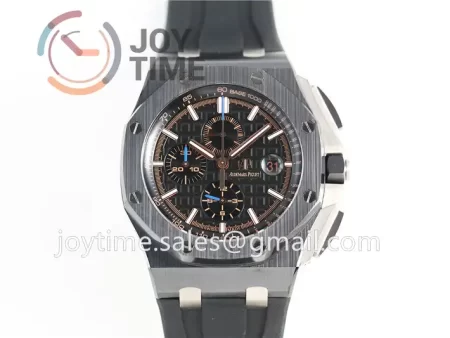 Audemars Piguet Royal Oak Offshore 44mm 1:1 Best Edition Ceramic Rubber Strap A3126