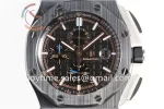 Audemars Piguet Royal Oak Offshore 44mm 1:1 Best Edition Ceramic Rubber Strap A3126