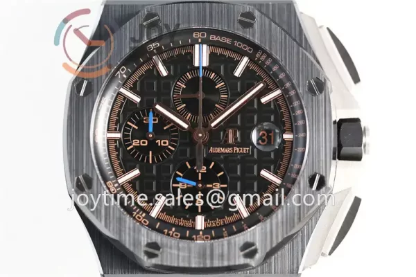 Audemars Piguet Royal Oak Offshore 44mm 1:1 Best Edition Ceramic Rubber Strap A3126