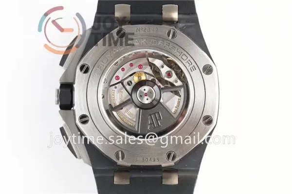 Audemars Piguet Royal Oak Offshore 44mm 1:1 Best Edition Ceramic Rubber Strap A3126