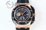 Audemars Piguet Royal Oak Offshore “Grand Prix” 44mm 1:1 Best Edition RG Carbotech Bezel Leather Strap A3126